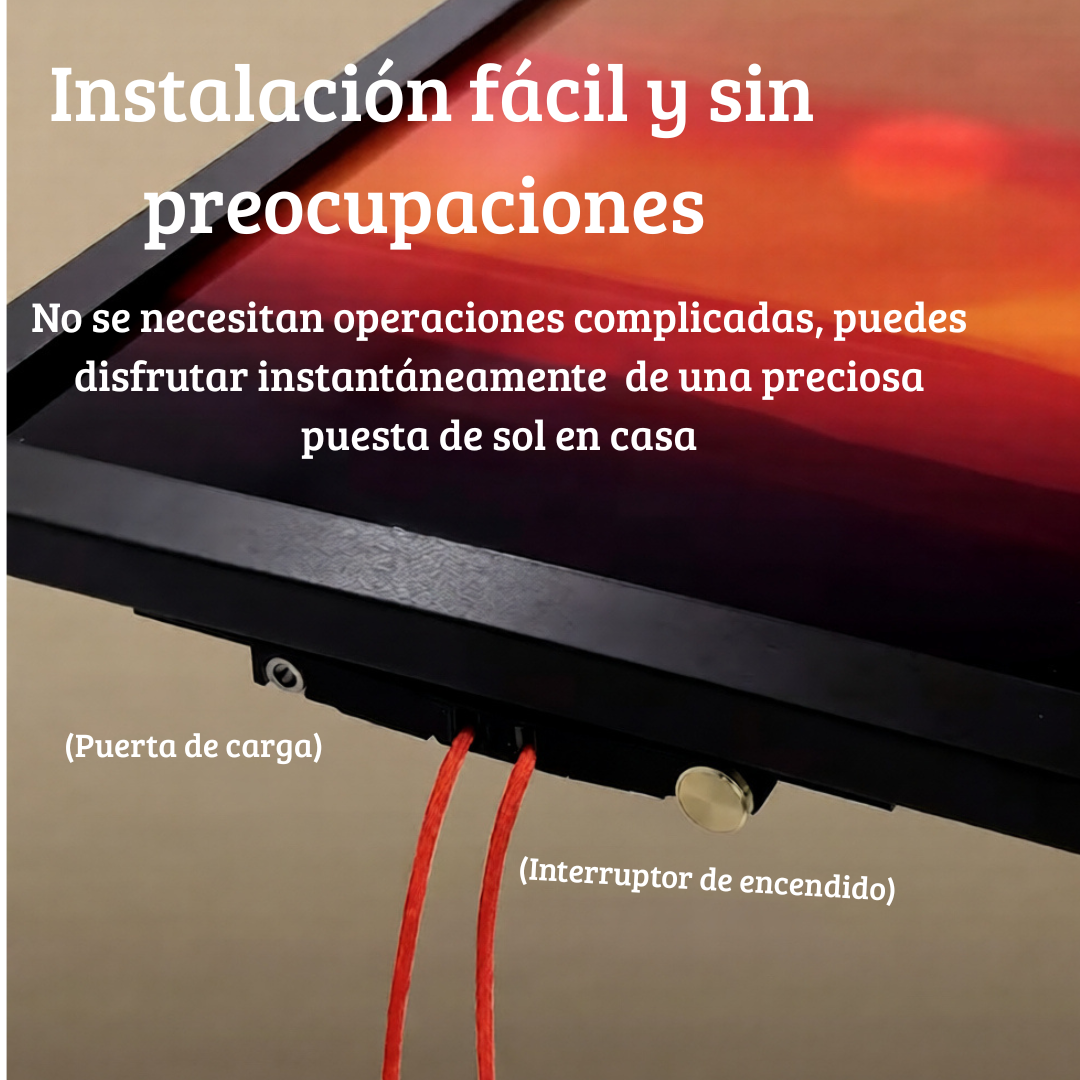 Cuadro animado de Atardecer