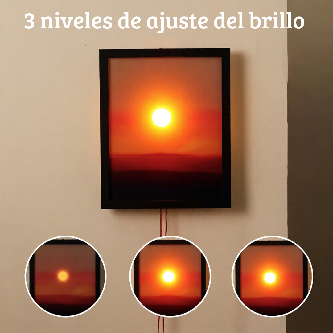 Cuadro animado de Atardecer