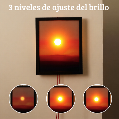 Cuadro animado de Atardecer