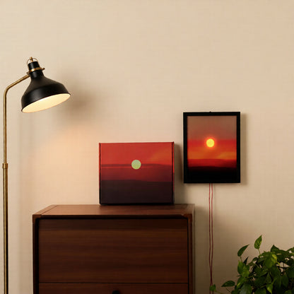 Cuadro animado de Atardecer